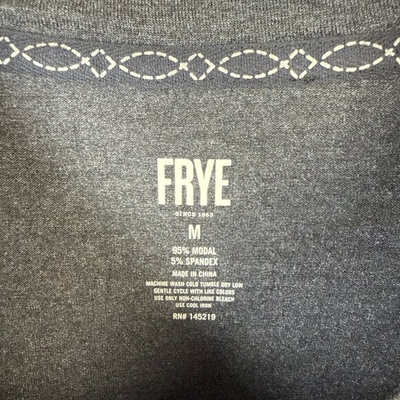 NWT Frye Short Sleeve Shirt & Pant Sleep Set Mens Size M Modal Blend Pajama‎ Blk - Picture 4 of 16